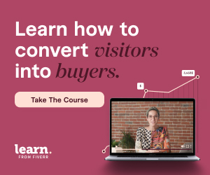 Fiverr Course - Coverty Visitors To Buyers - Banner
